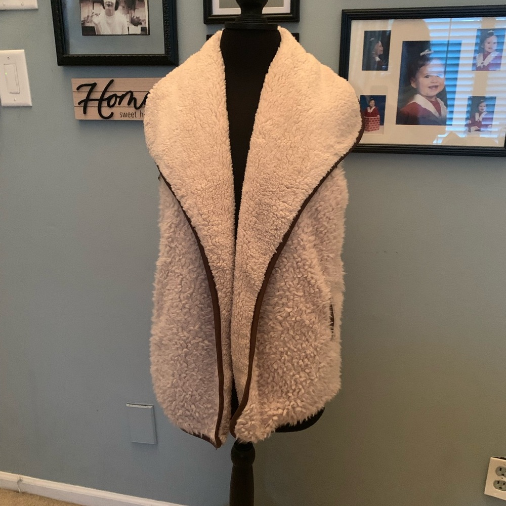 Cozy Cream Sherpa Vest